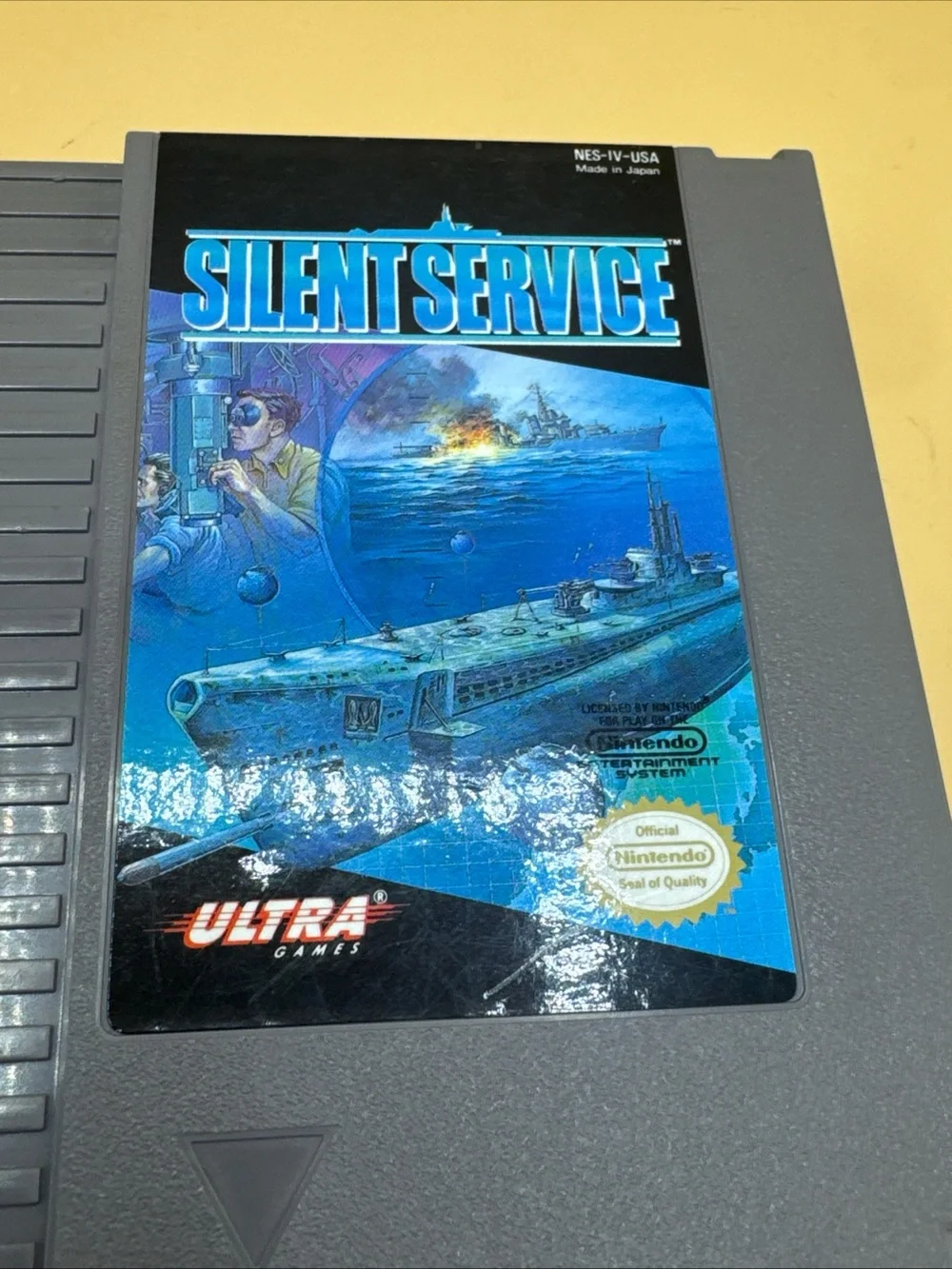 Silent Service NES Cart Only unTested - vintage video game Nintendo